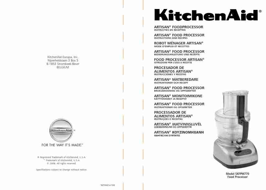 KitchenAid Food Processor 5KFPM770-page_pdf